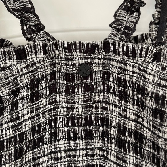 Volcom Seeriously Smocked Dress Black Combo - XS - Picture 11 of 11